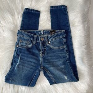 7 for all mankind girls youth jeans skinny Sz 7
